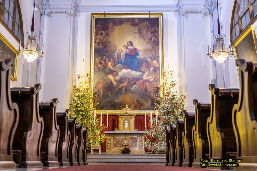 Frauenkirche in Baden, J�nner 2023