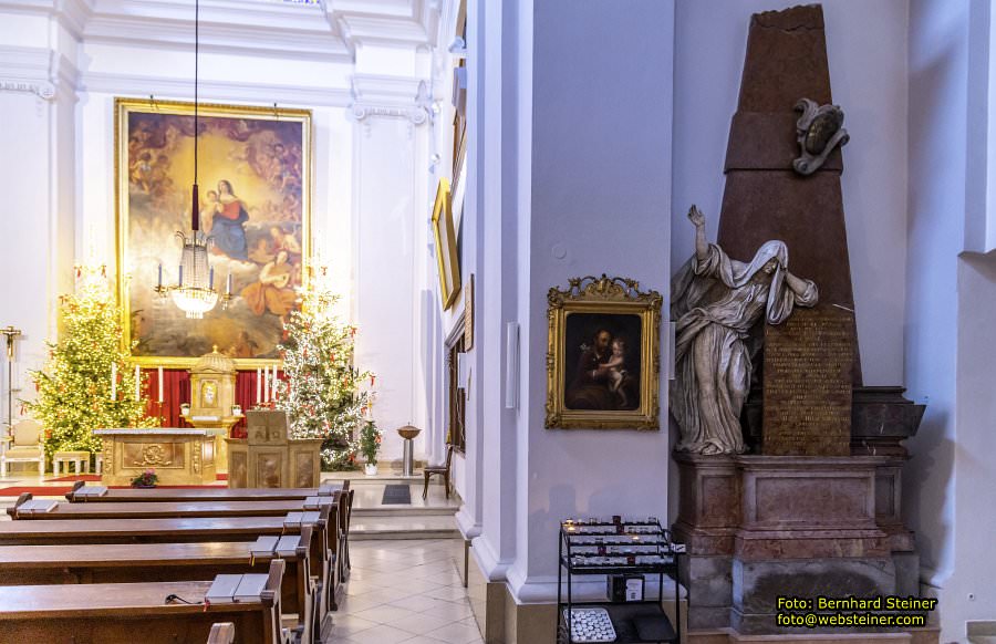 Frauenkirche in Baden, J�nner 2023
