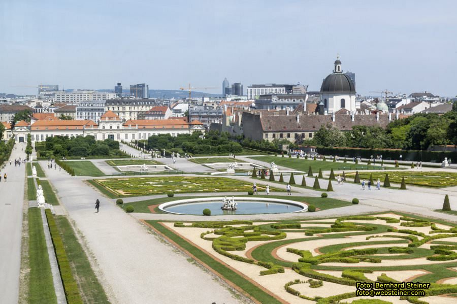 Schloss Belvedere in Wien, Mai 2022