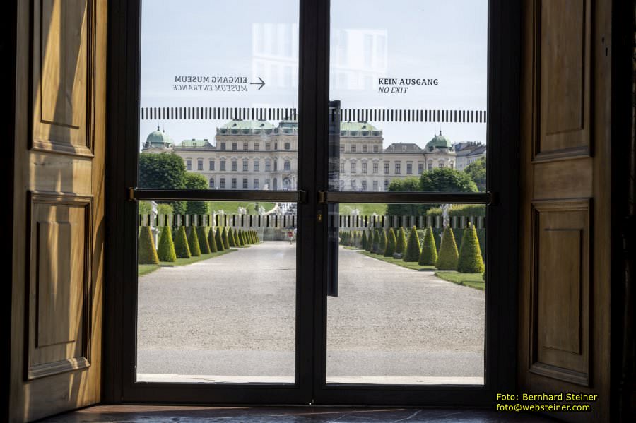 Schloss Belvedere in Wien, Mai 2022