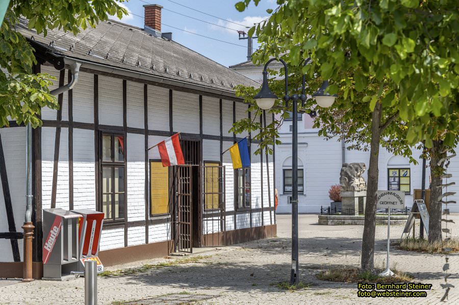 Eisenbahnmuseum Arbeiterwartesaal in Deutsch-Wagram, Juli 2024