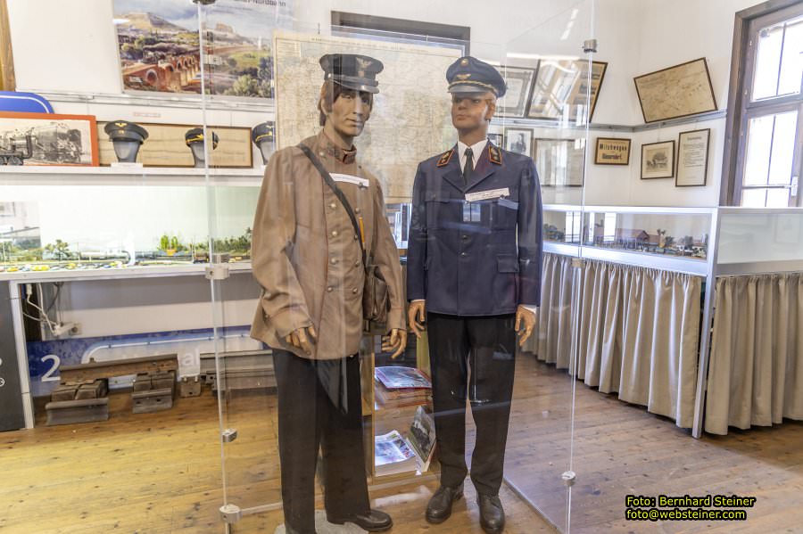 Eisenbahnmuseum Arbeiterwartesaal in Deutsch-Wagram, Juli 2024