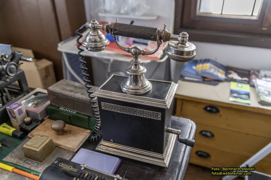 Eisenbahnmuseum Arbeiterwartesaal in Deutsch-Wagram, Juli 2024