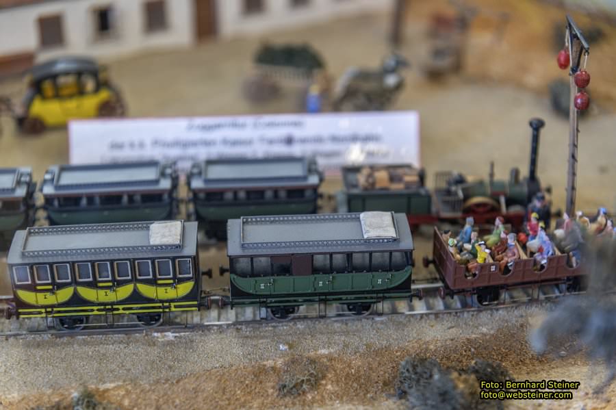 Eisenbahnmuseum Arbeiterwartesaal in Deutsch-Wagram, Juli 2024