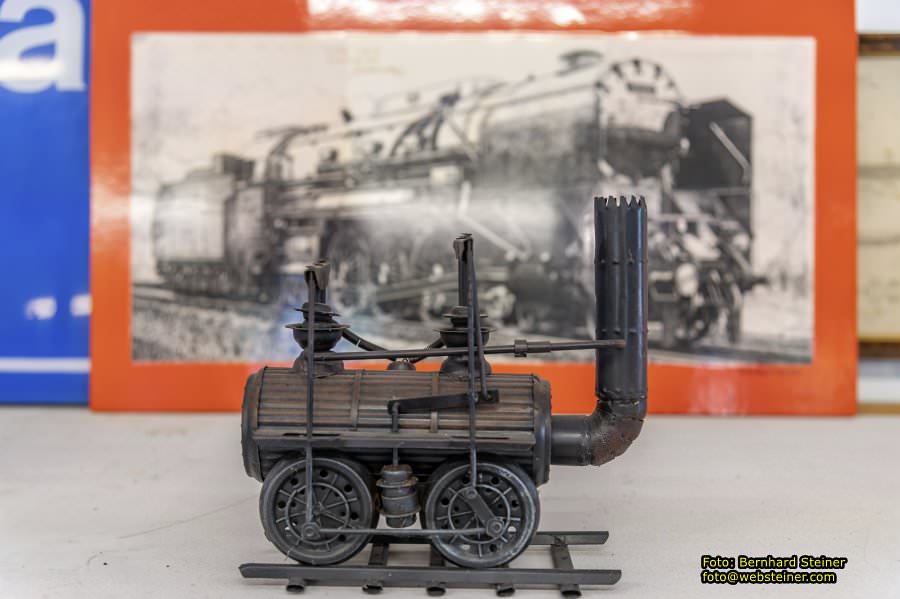 Eisenbahnmuseum Arbeiterwartesaal in Deutsch-Wagram, Juli 2024