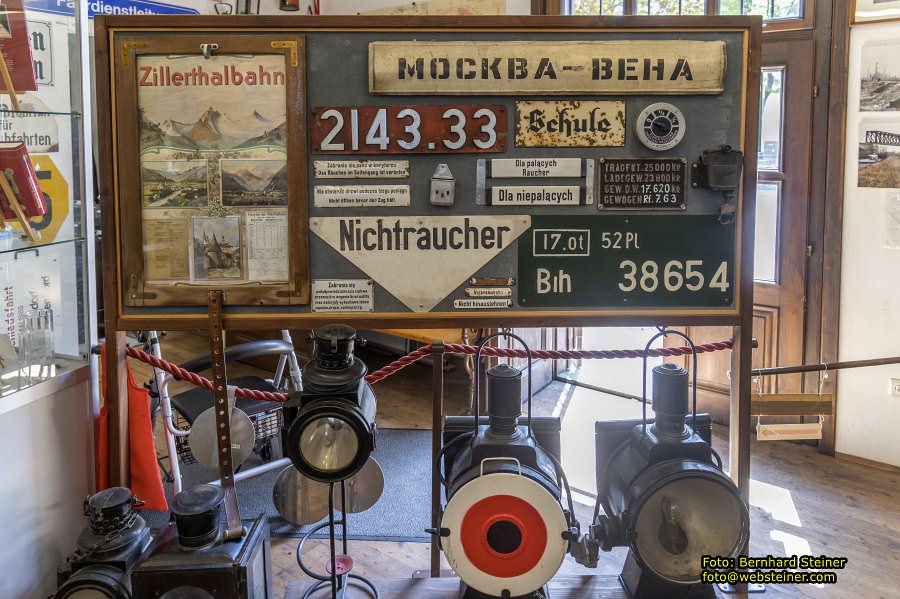 Eisenbahnmuseum Arbeiterwartesaal in Deutsch-Wagram, Juli 2024