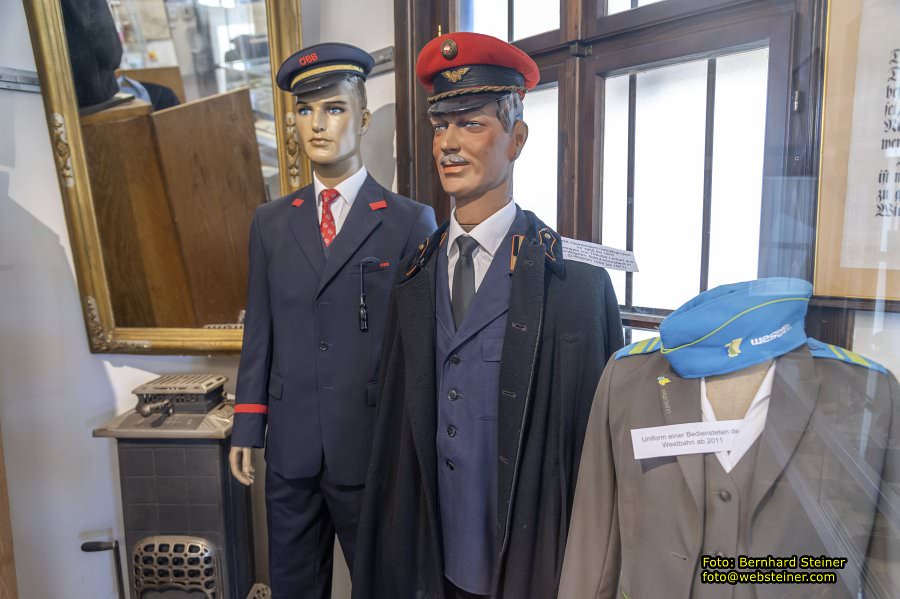 Eisenbahnmuseum Arbeiterwartesaal in Deutsch-Wagram, Juli 2024