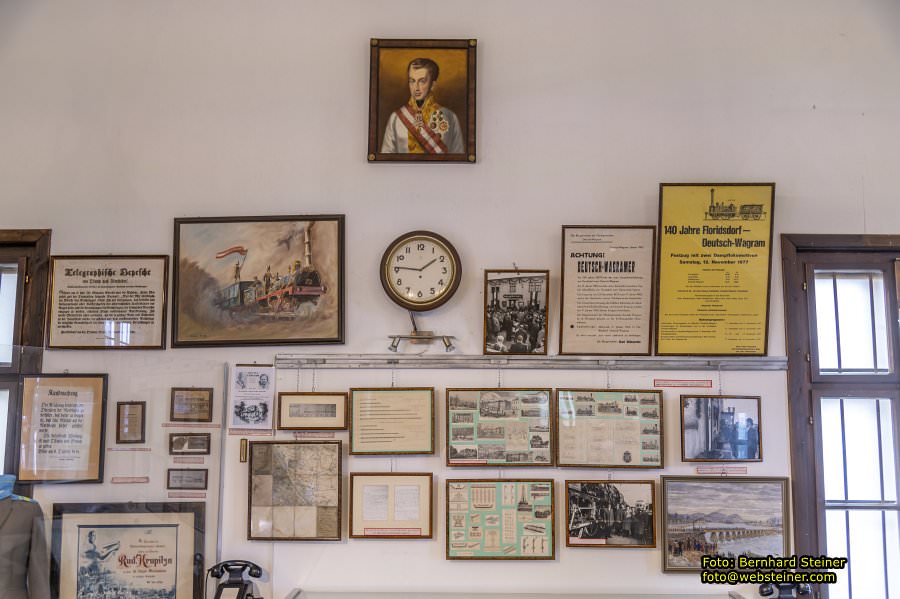 Eisenbahnmuseum Arbeiterwartesaal in Deutsch-Wagram, Juli 2024
