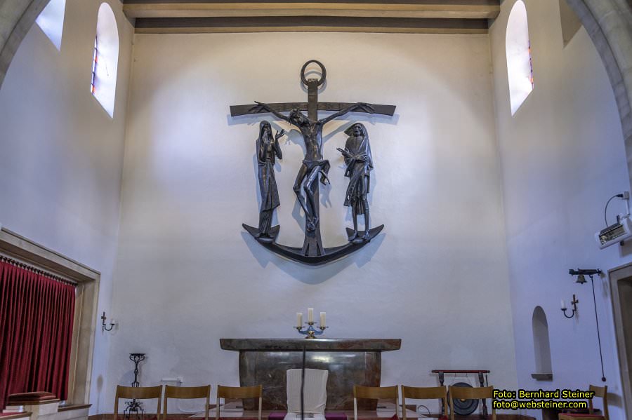 Pfarrkirche St. Johannes der Tufer in Deutsch-Wagram, Juli 2024