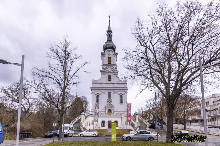 Kaasgrabenkirche - Wallfahrtskirche Maria Schmerzen, Jänner 2023