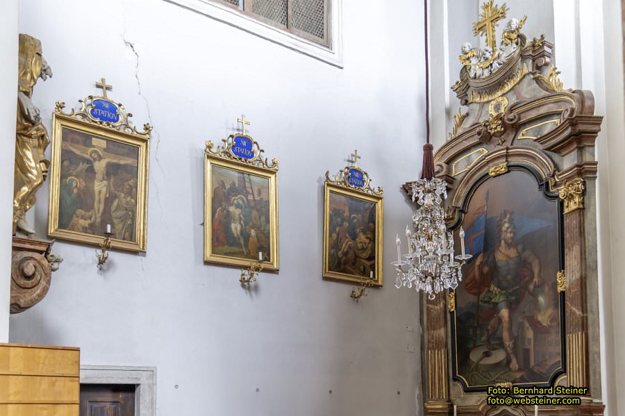 Wallfahrtskirche Maria Lanzendorf mit Kalvarienberg, April 2026