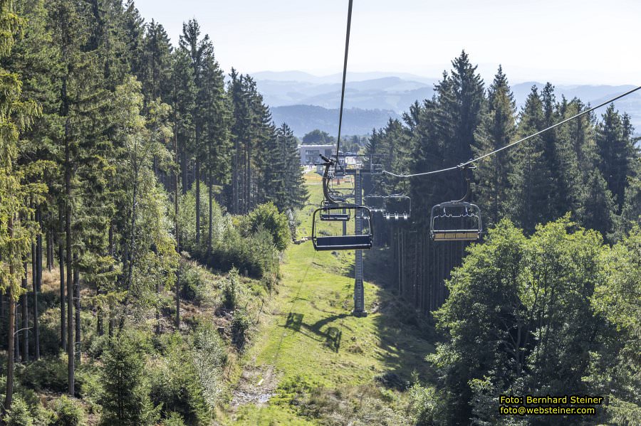 Erlebnisalm Sessellift Sonnenbahn, Mnichkirchen, September 2023