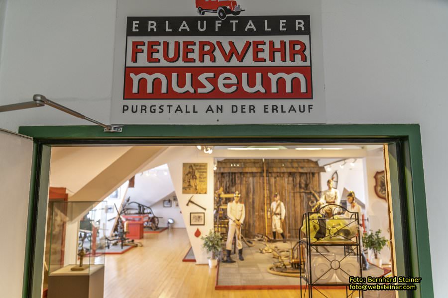Erlauftaler Feuerwehrmuseum in Purgstall an der Erlauf, Juni 2023