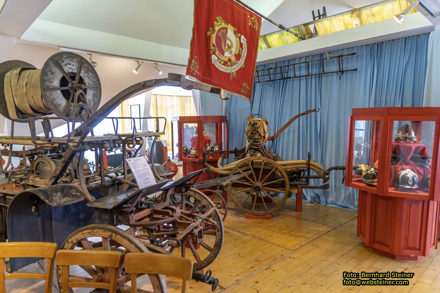 Erlauftaler Feuerwehrmuseum in Purgstall an der Erlauf, Juni 2023