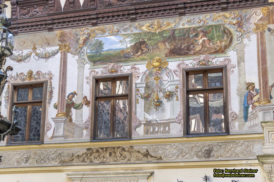 Peles, Brasov, Bran in Rum�nien, April 2024