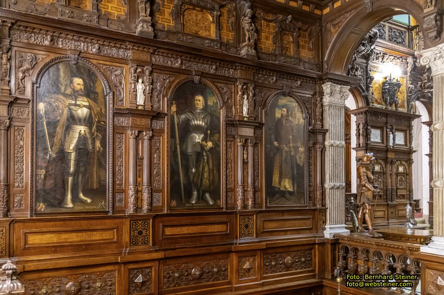 Peles, Brasov, Bran in Rum�nien, April 2024