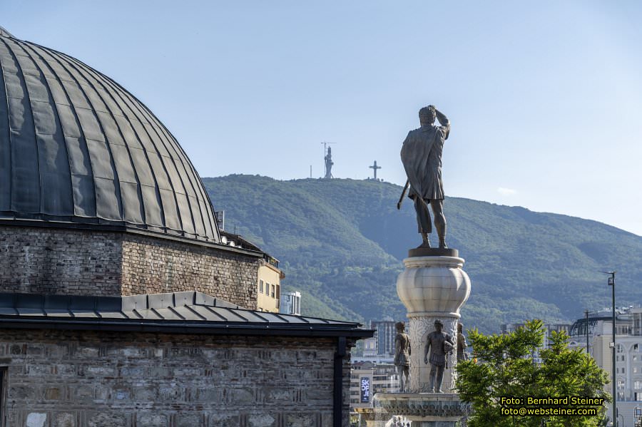 Skopje in Nordmazedonien, Mai 2025