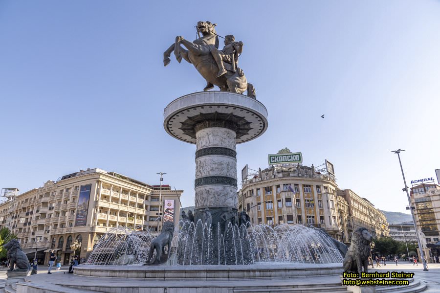 Skopje in Nordmazedonien, Mai 2025