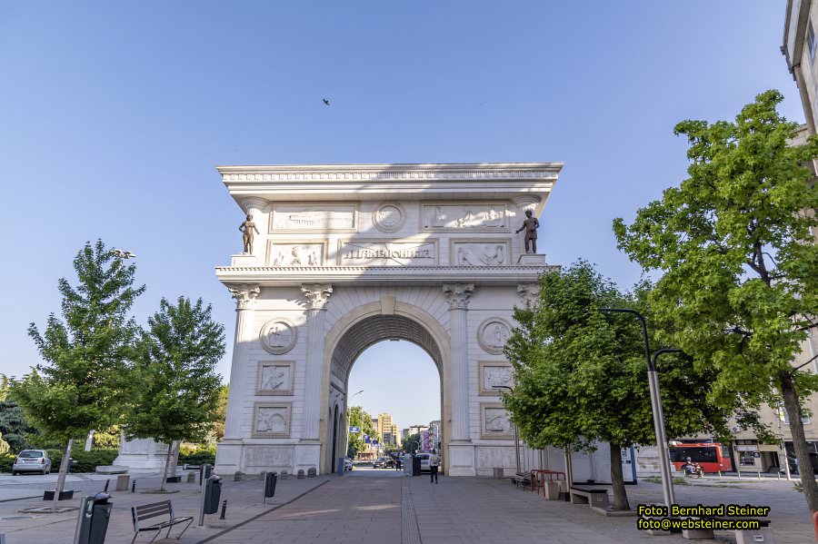 Skopje in Nordmazedonien, Mai 2025