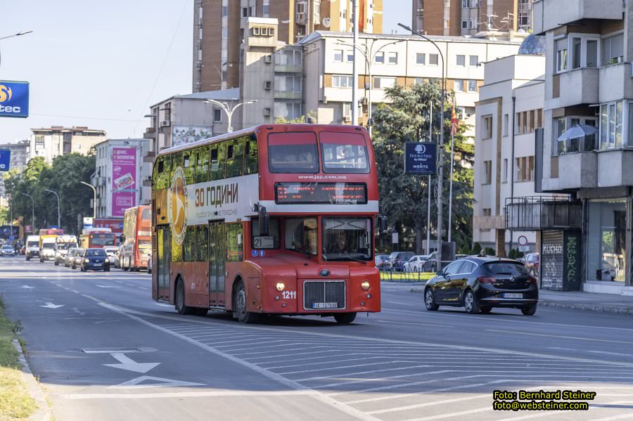 Skopje in Nordmazedonien, Mai 2025