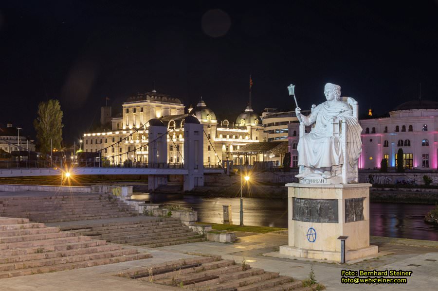 Skopje in Nordmazedonien, Mai 2025
