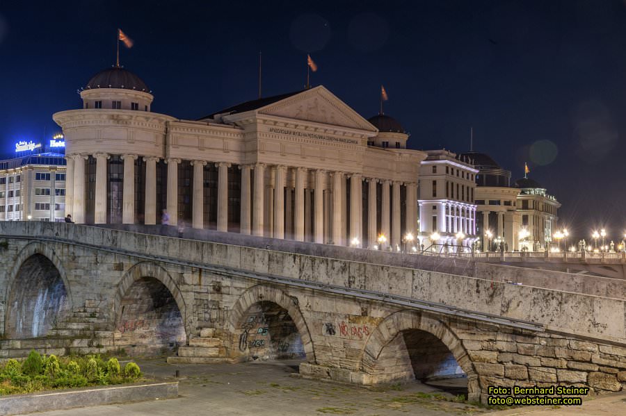 Skopje in Nordmazedonien, Mai 2025