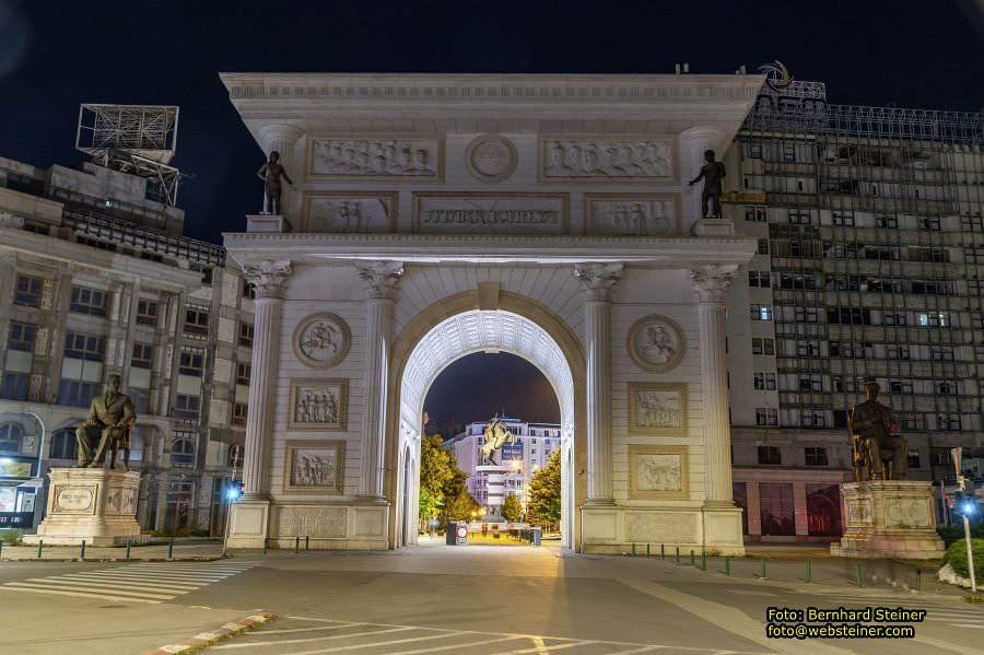 Skopje in Nordmazedonien, Mai 2025