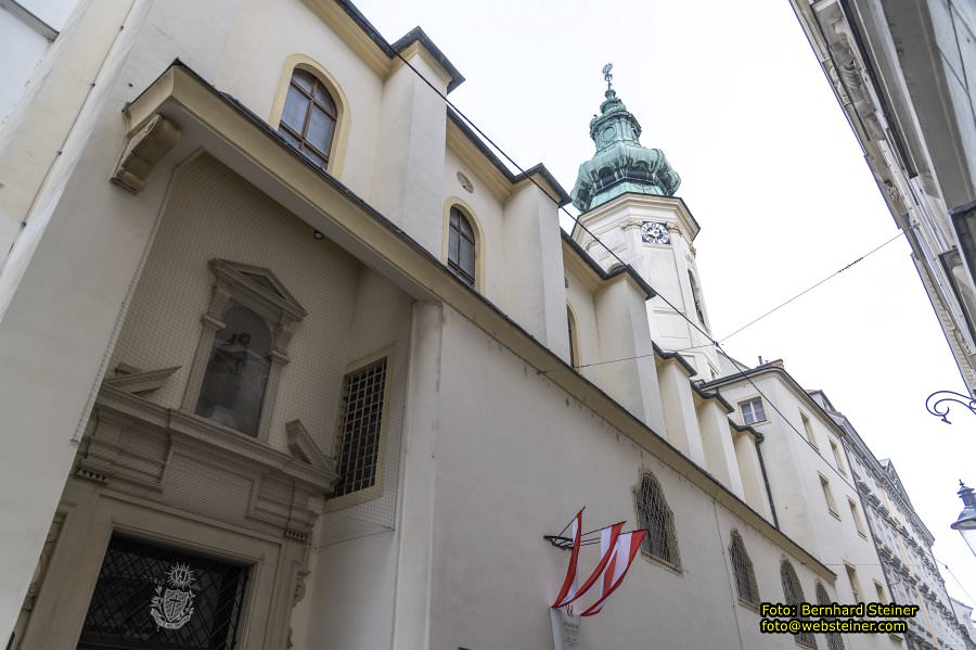 Annakirche St. Anna in Wien, J�nner 2023