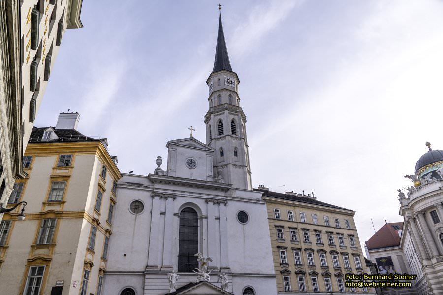 Michaelerkirche in Wien, J�nner 2023