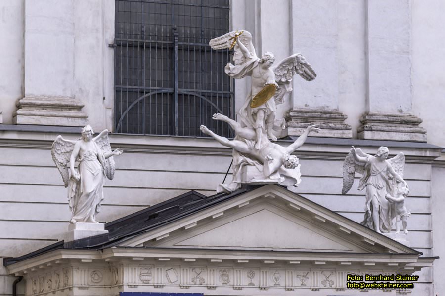 Michaelerkirche in Wien, J�nner 2023