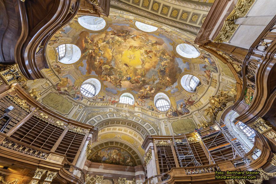 Prunksaal der sterreichischen Nationalbibliothek, April 2023