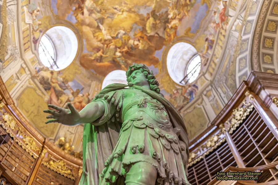 Prunksaal der sterreichischen Nationalbibliothek, April 2023